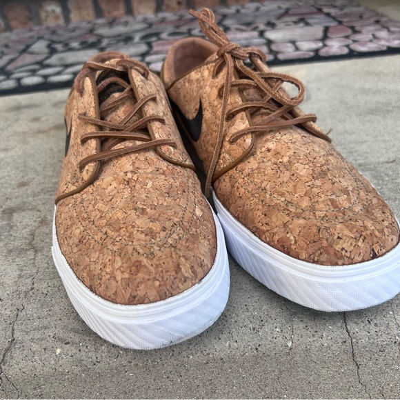 DS NIKE 2015 ZOOM STEFAN JANOSKI ELITE SB 725074 201 CORK / LEATHER Laces 11.5 - Picture 2 of 7